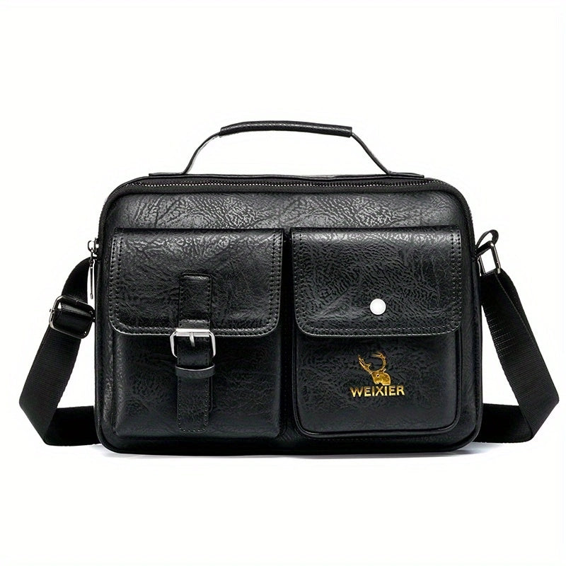 Bolso de hombro para hombre, bandolera, bandolera de negocios, bandolera, bolso de mano, bolso informal para hombre