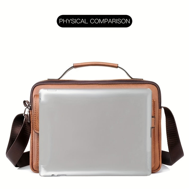 Bolso de hombro para hombre, bandolera, bandolera de negocios, bandolera, bolso de mano, bolso informal para hombre
