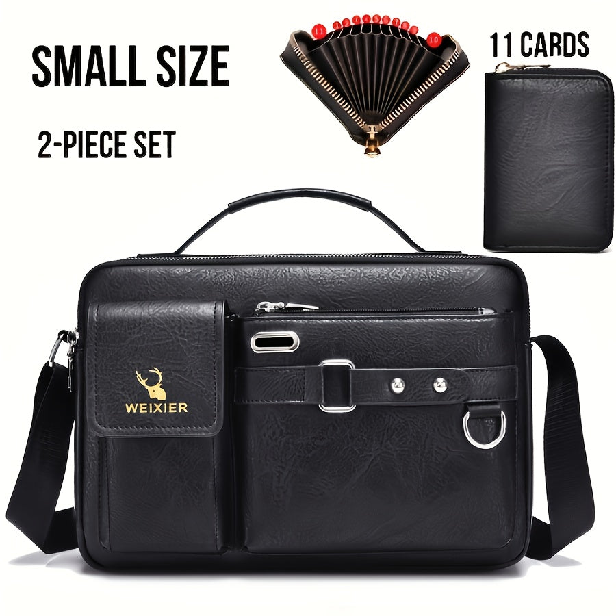 Bolso de hombro para hombre, bandolera, bandolera de negocios, bandolera, bolso de mano, bolso informal para hombre