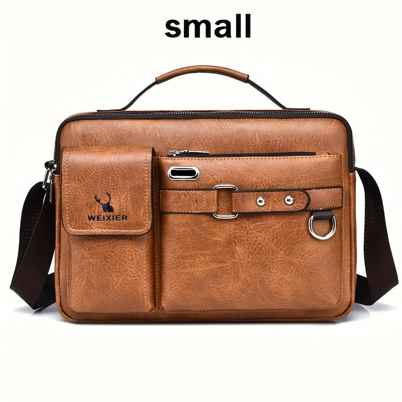 Bolso de hombro para hombre, bandolera, bandolera de negocios, bandolera, bolso de mano, bolso informal para hombre