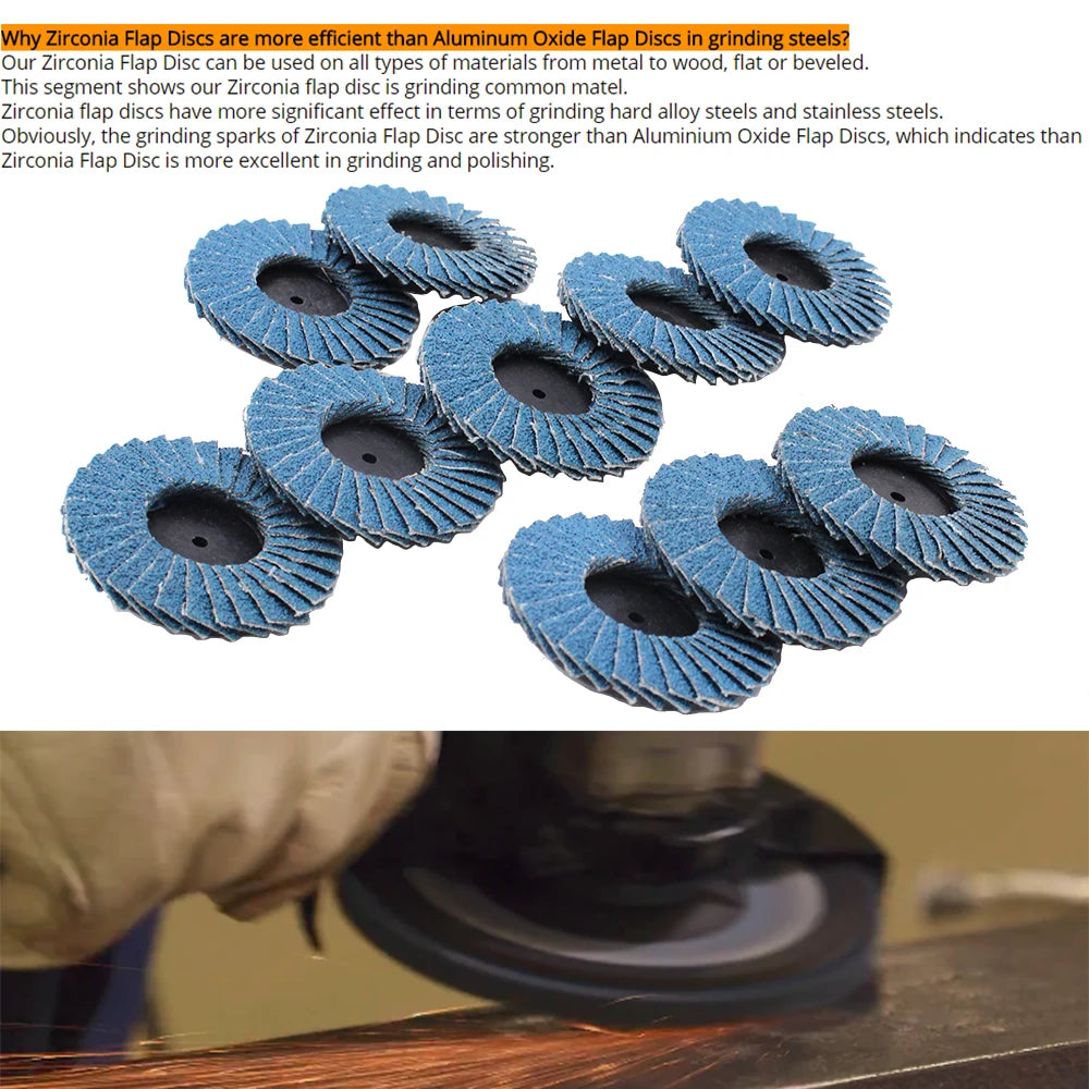 50mm 2" 3" Flap Disc Sanding Disc for Rolor Roll Lock 40 60 80 120 Grit Polishing Pad Metal Iron Rust Removal Grinding Wheel