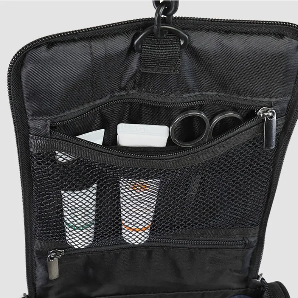 Nylon Mesh Washing Supplies Storage Bag Waterproof Multifunction Makeup Bag Large Capacity Travel Storage Handbag Workout Gear