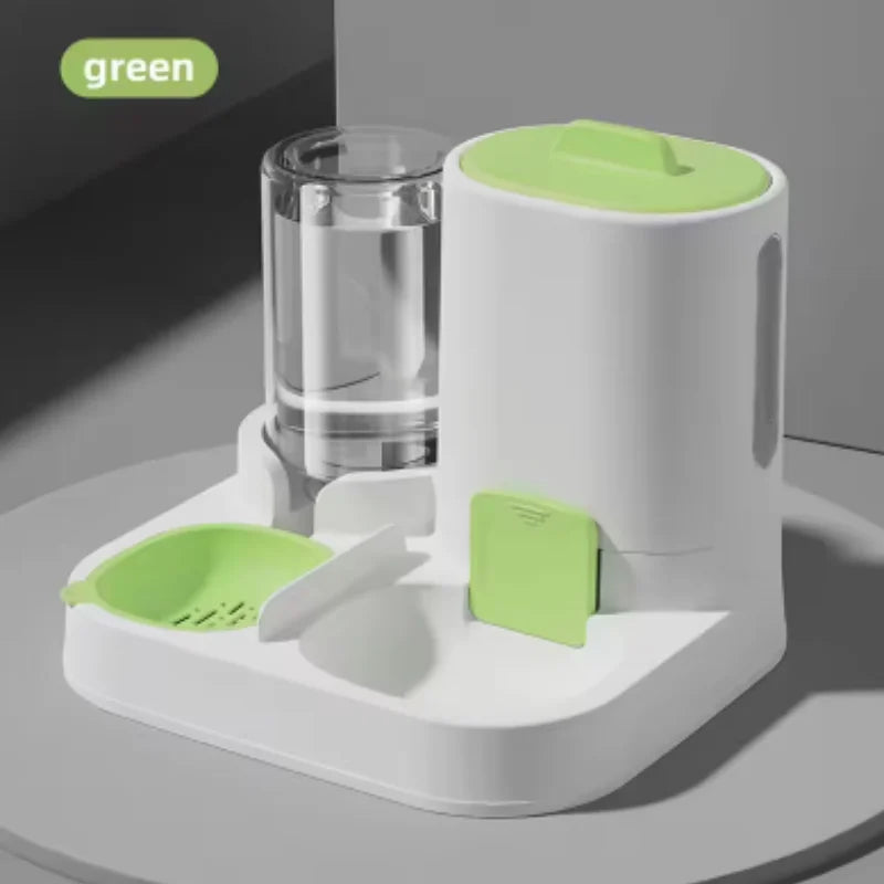 Comedero para gatos, comedero para perros, comedero para gatos, comedero suave y dispensador de agua dos en uno, suministros para mascotas