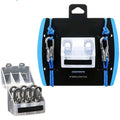 Lock Buckle Rope with Roller Tensioner 6 Hooks Non-Slip Paracord Adjusters Heavy-duty Cam Technology Rope Tension Adjuster
