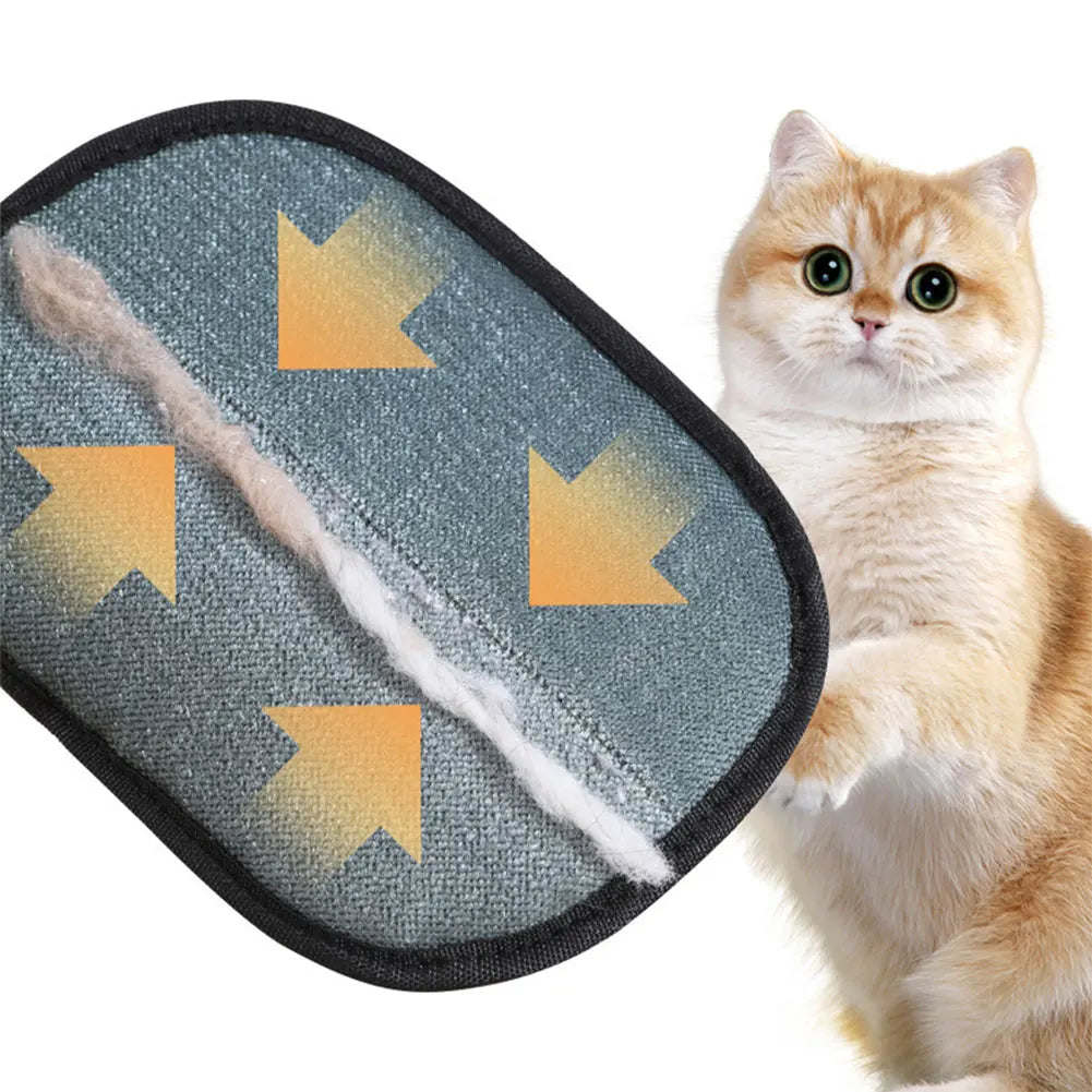1-10PCS Herramienta para quitar el pelo de mascotas, guantes reutilizables para el cuidado de mascotas, guantes antiestáticos para perros y gatos, pelo largo/corto, para alfombras y ropa.
