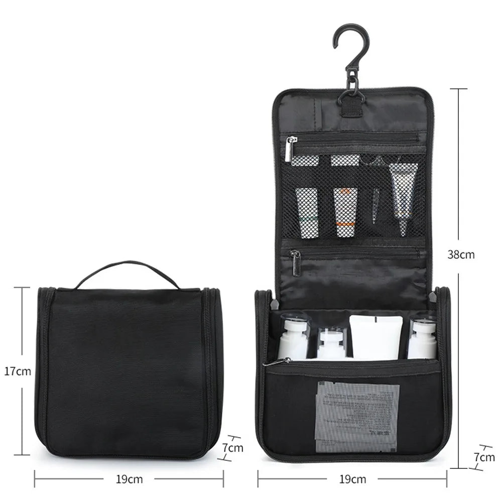Nylon Mesh Washing Supplies Storage Bag Waterproof Multifunction Makeup Bag Large Capacity Travel Storage Handbag Workout Gear