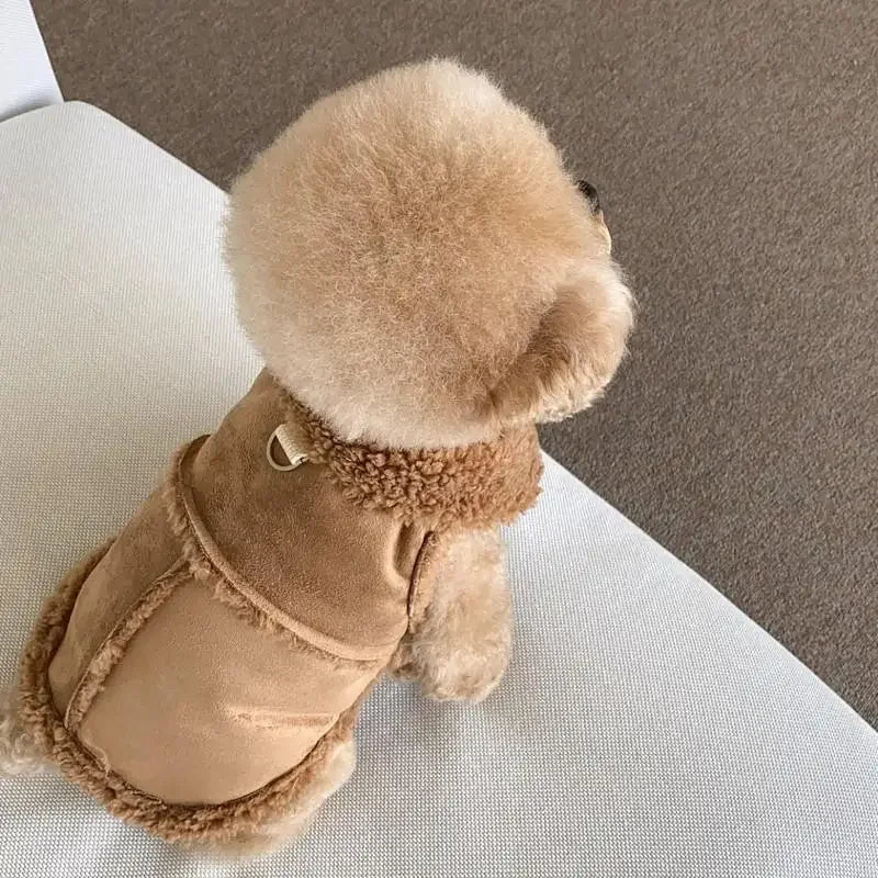 Chalecos clásicos de lana para perros, ropa cálida de invierno para perros pequeños y medianos, chaquetas para cachorros, ropa para Yorkshire Terrier