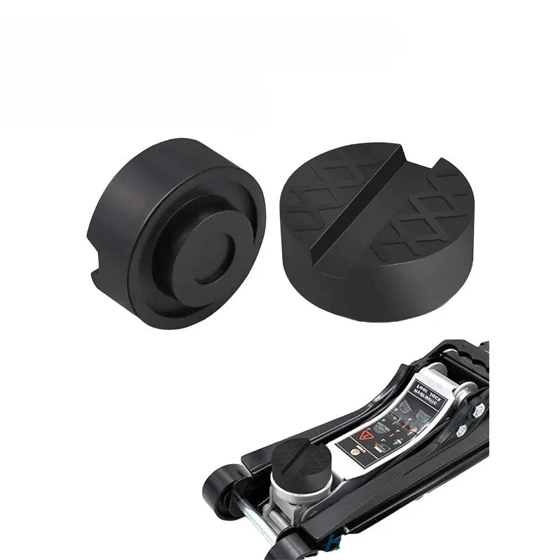 Almohadilla de goma para gato hidráulico de coche, protector de marco universal, plataforma elevada antideslizante, bloque de soporte para gato, herramientas de desmontaje de coche