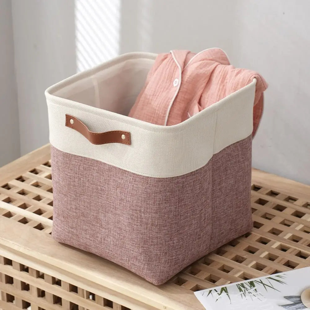 Large Capacity Laundry Basket Dirty Clothes Basket Fabric Laundry Basket Folding Storage Basket Household Storage Box Portable