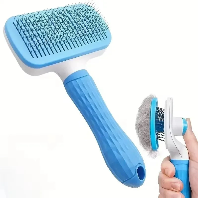 Cepillo quitapelos para perros, peine para gatos, cepillo de masaje para el cuidado de mascotas, cepillo de baño para limpieza, suministros para perros
