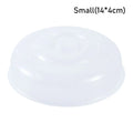 New 1Pcs Fresh Keeping Microwave Splatter Cover for Kitchen Bowls Cake Dish Plastic Food Fresh Lid Reusable Vented