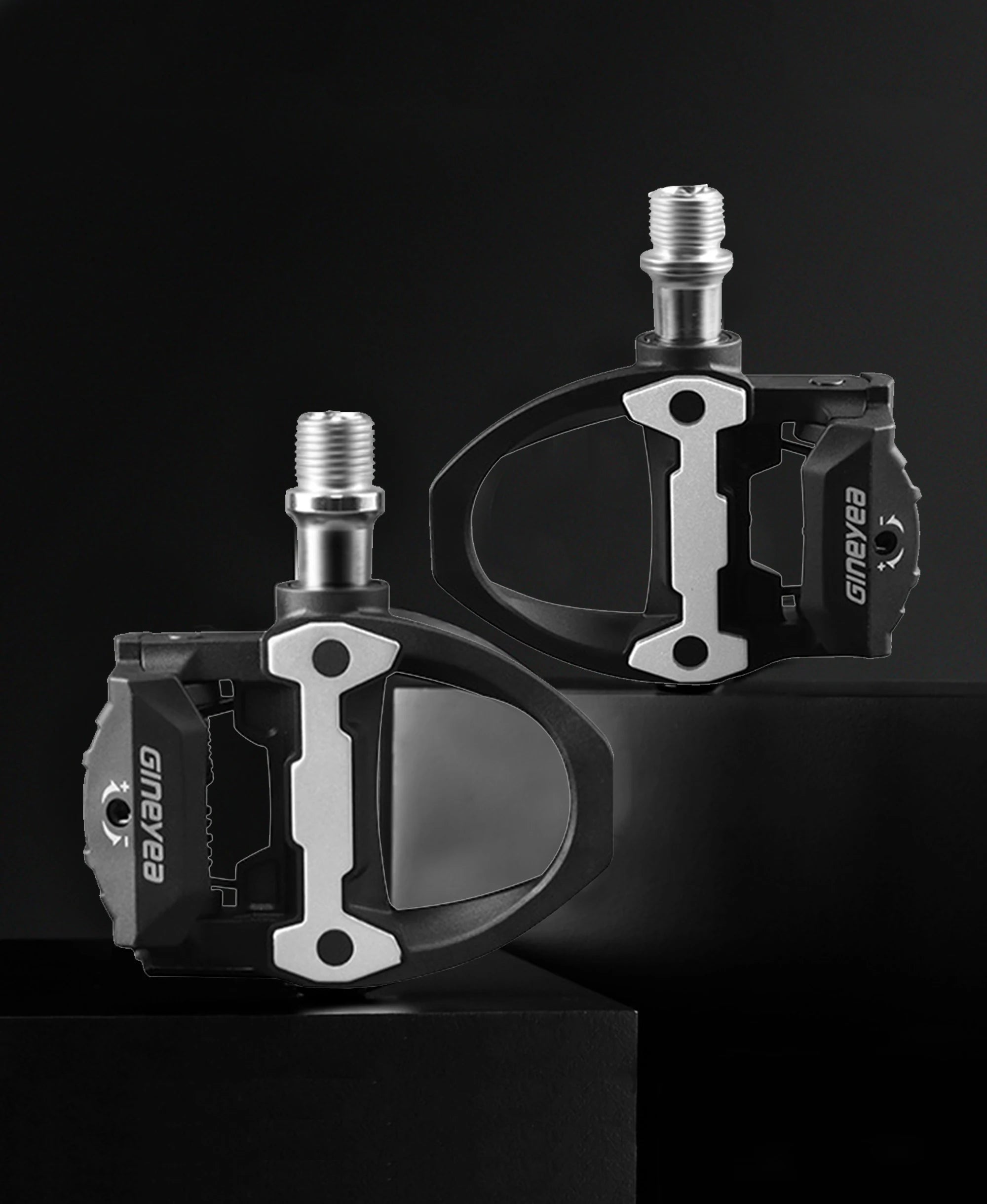 Gineyea Road Bike Clip Pedals, Clipless Road Cycling Pedals with Cleat Compatible with SPD-SL