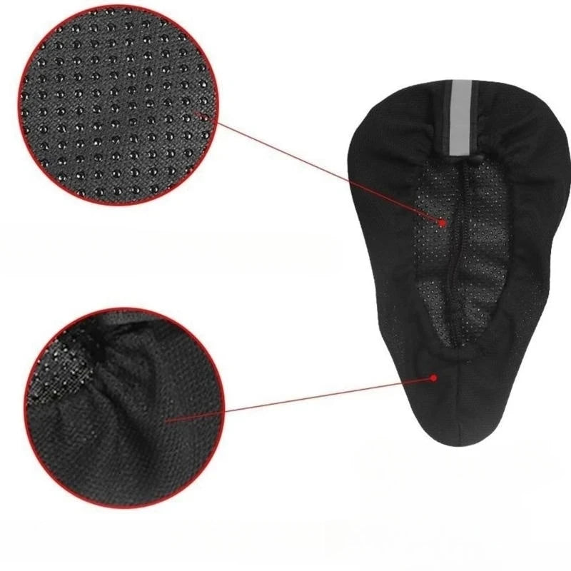 1PC Soft 3D Padded Bike Saddle Cover Comfortable Sponge Foam Cushion MTB Cycling Seat Pad Bicycle Accessory