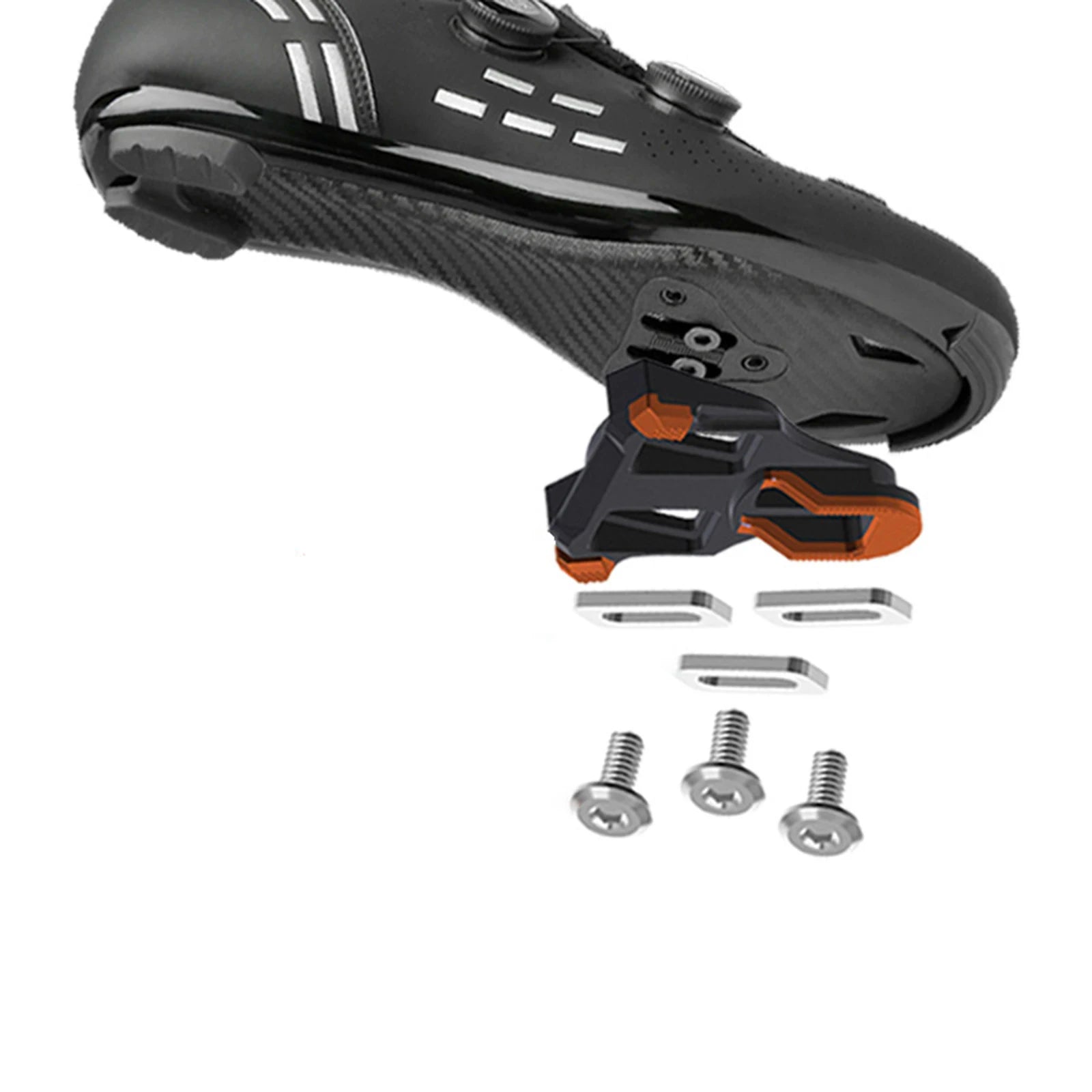 Gineyea Road Bike Clip Pedals, Clipless Road Cycling Pedals with Cleat Compatible with SPD-SL