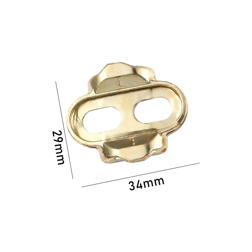 Cycling Lock Pedal Cleats Locking Plate Bicycle Pedal Lock Tabs Bike Shoes Cleats Crank Cleats Screw Set Bicycle Pedal Cleat