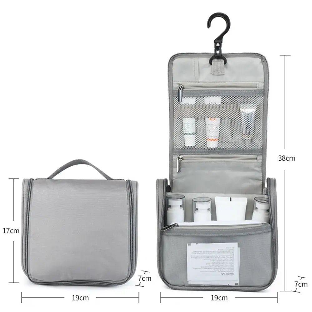 Nylon Mesh Washing Supplies Storage Bag Waterproof Multifunction Makeup Bag Large Capacity Travel Storage Handbag Workout Gear