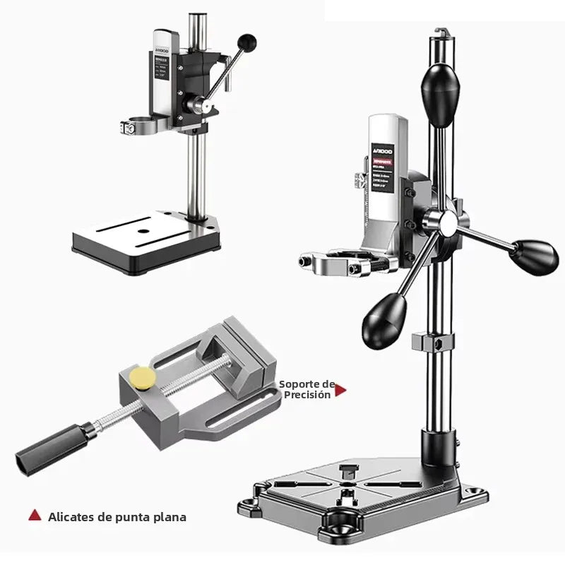 Portable Universal Drill Press Stand Adjustable Drill Holder Bracket Convert Electric Hand Drill to Bench Drill for DIY Work