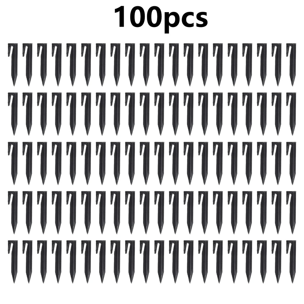 100pcs Lawn Mower Peg Boundary Nail Ground Spikes Fixing Pins For Securely Anchoring Robot Mower Lawn Mower Accessories