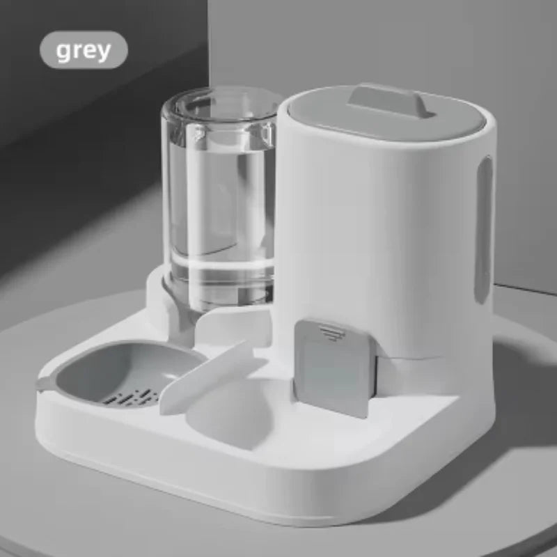 Comedero para gatos, comedero para perros, comedero para gatos, comedero suave y dispensador de agua dos en uno, suministros para mascotas