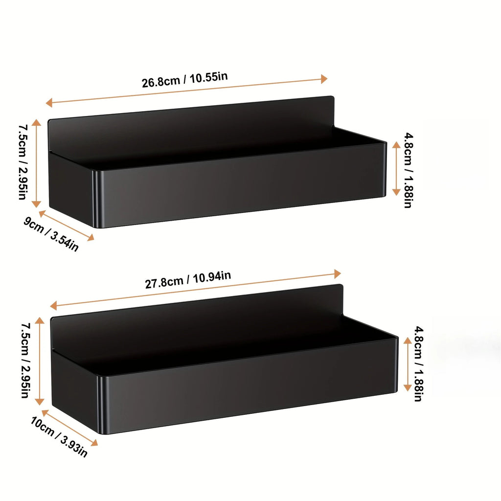 2pcs Magnetic Storage Rack Refrigerator/Washing Machine/Microwave Side Storage Rack Cabinet Strong Load-Bearing, Utility Racks