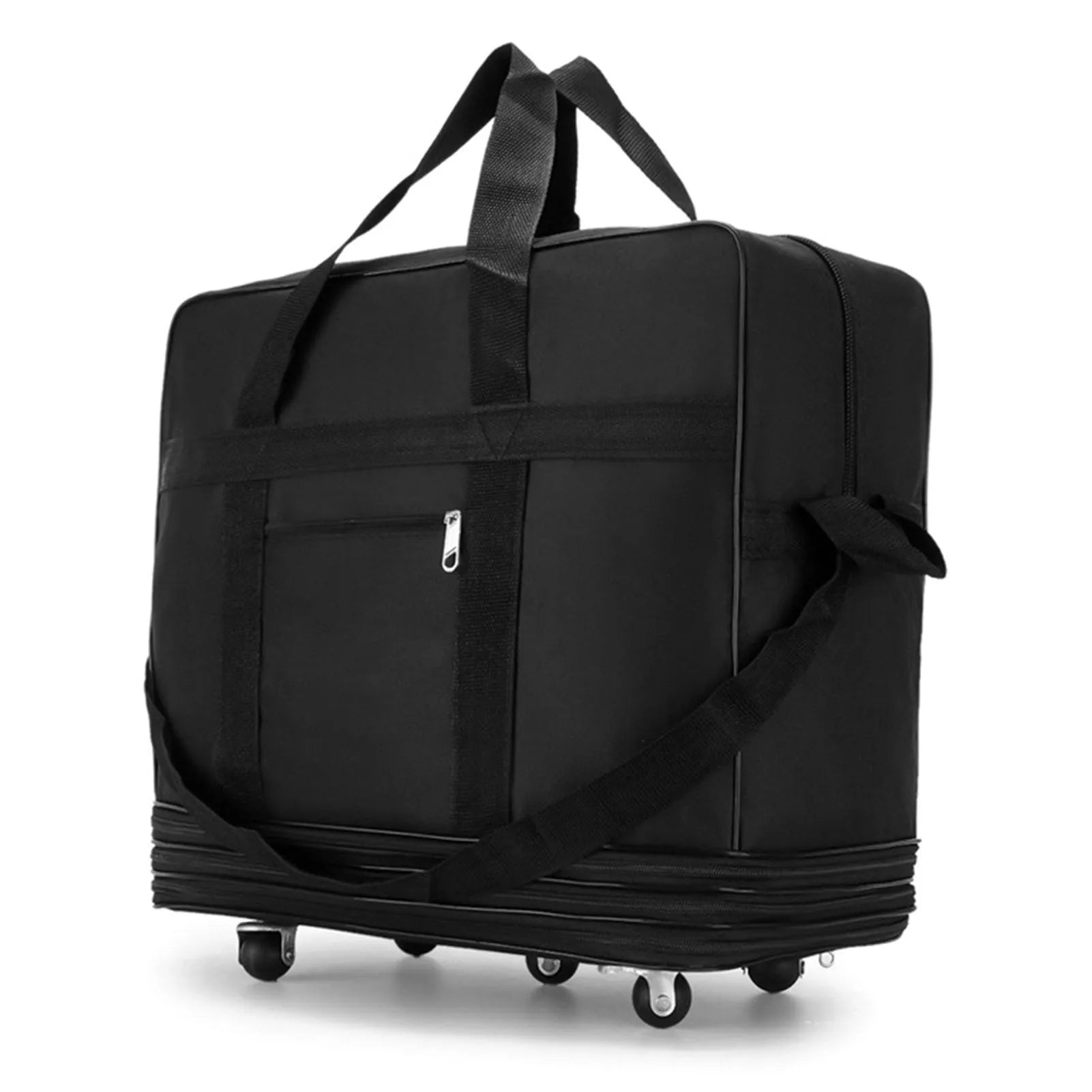 Bolsa de equipaje de viaje, maleta expandible, maleta plegable, bolsa de equipaje de viaje con ruedas para hombres y mujeres