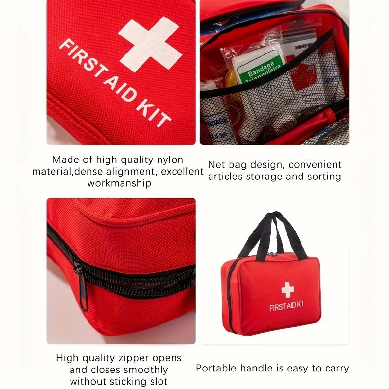 66/200/210pcs first aid kit, medical emergency kit, emergency survival hiking kit, home first aid camping kit