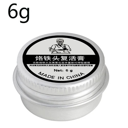 6-60g Soldering Iron Tip Refresher Clean Paste for Oxide Solder Soldering Iron Tip Activator Solder Tip Cleaner Refresher Repair