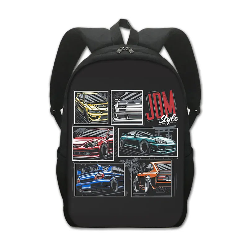 Mochilas estilo JDM ligeras y comodas , tela duradera y con buen almacenamiento