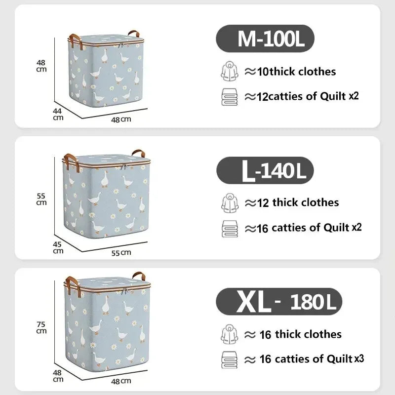 Bolsa organizadora de almacenamiento de 1 pieza para guardar artículos de primera necesidad, plegable, impermeable, de alta capacidad.