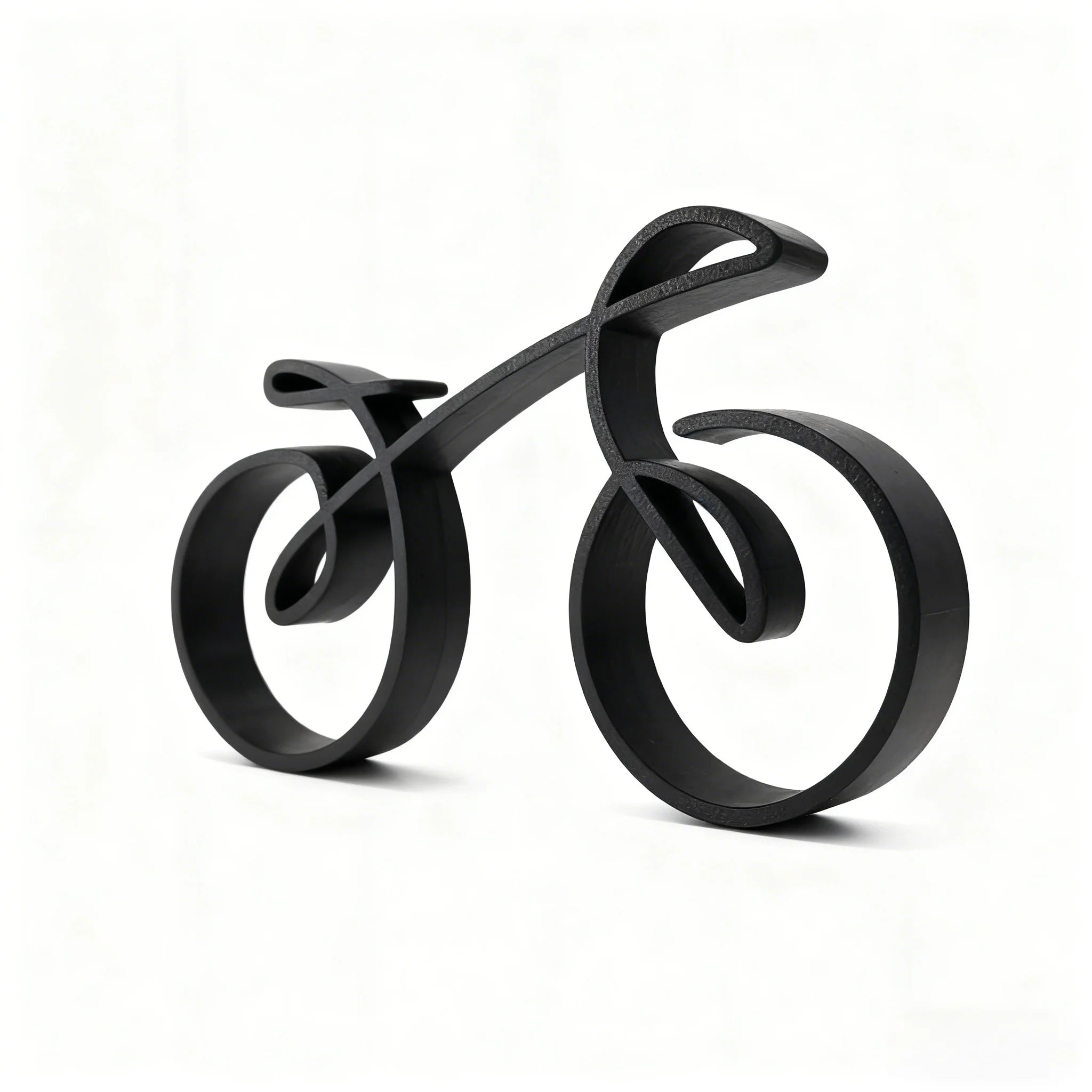 Minimalist Bike Model, Elegant 3D Printed Cycling Sculpture for Desk Decor, Home Office Gift for Cyclists