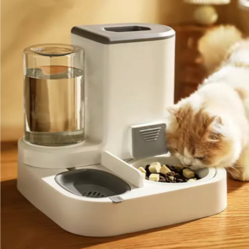 Comedero para gatos, comedero para perros, comedero para gatos, comedero suave y dispensador de agua dos en uno, suministros para mascotas