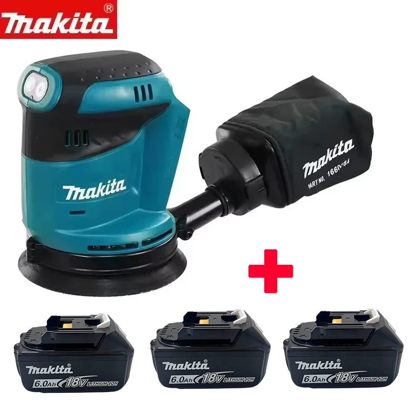 Makita DBO180Z 18V Brushless Cordless Rechargeable Disc Random Orbital Sander Woodworking Sanding Putty Polishing Bare Tool
