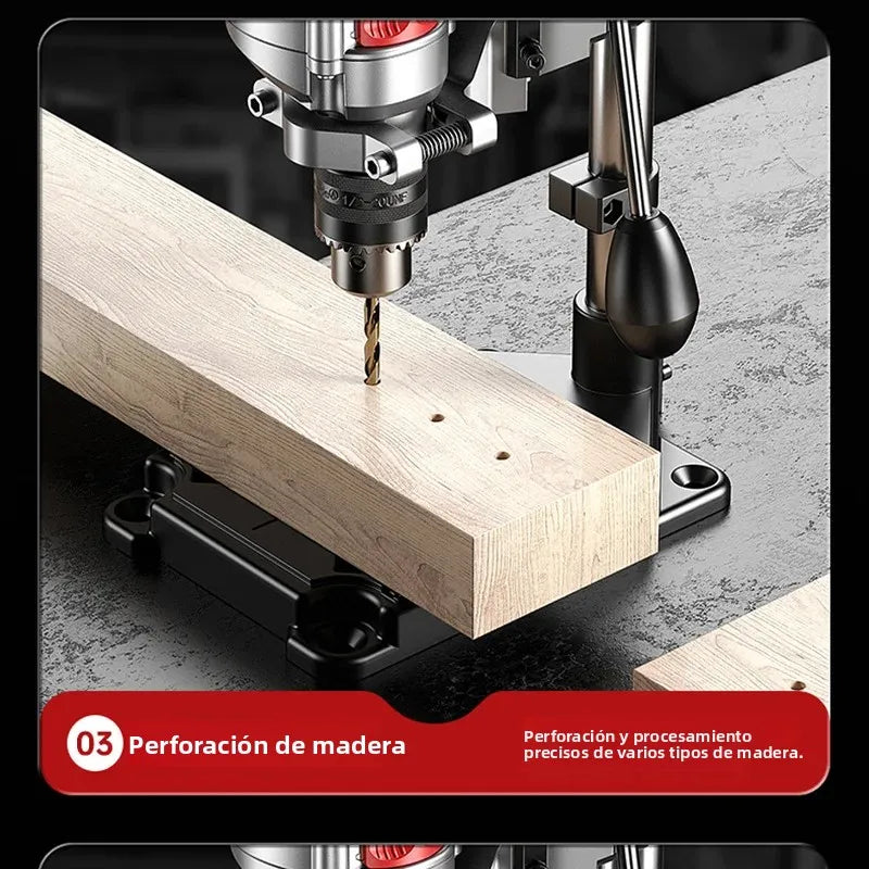 Portable Universal Drill Press Stand Adjustable Drill Holder Bracket Convert Electric Hand Drill to Bench Drill for DIY Work