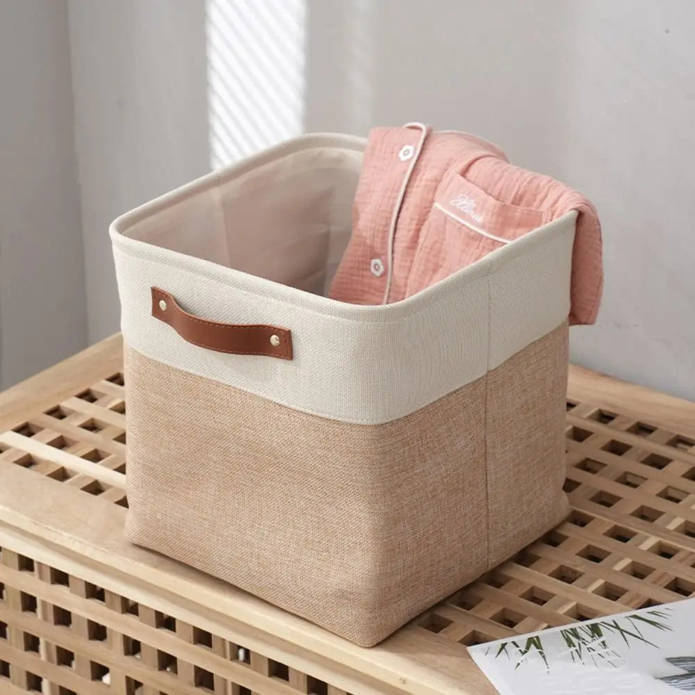Large Capacity Laundry Basket Dirty Clothes Basket Fabric Laundry Basket Folding Storage Basket Household Storage Box Portable