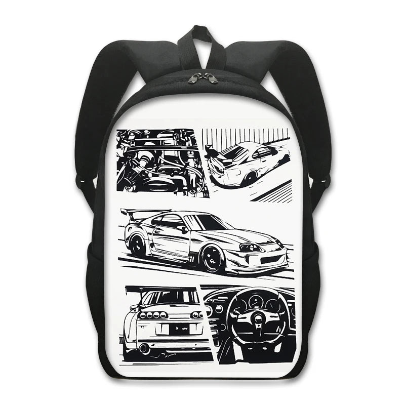 Mochilas estilo JDM ligeras y comodas , tela duradera y con buen almacenamiento