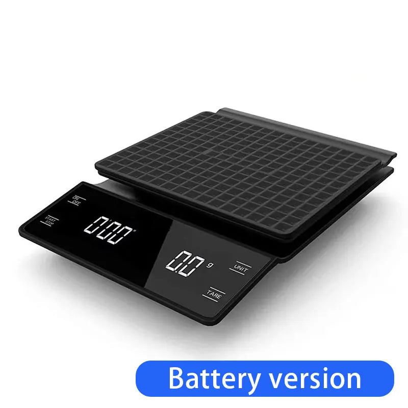 0.1G/3Kg Mini Coffee Scale with Timer 3 Units High Precision LCD Display Electronic Pour Over Drip Espresso Scale Kitchen Scale
