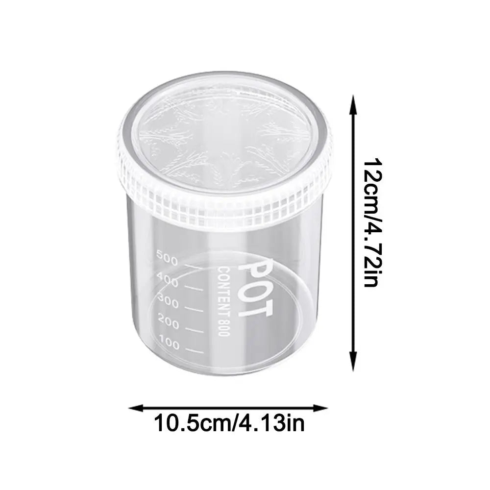 Recipientes de almacenamiento de alimentos de cocina de gran capacidad, caja de plástico transparente para conservación de granos frescos, organizador multigrano para el hogar