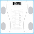 Body Fat Scale Smart Wireless Digital Bathroom Weight Scale Body Composition Analyzer With Smartphone App Bluetooth-compatible