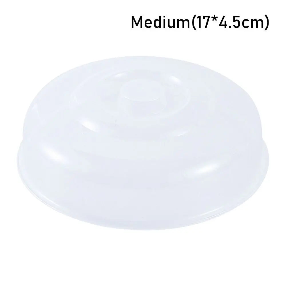 New 1Pcs Fresh Keeping Microwave Splatter Cover for Kitchen Bowls Cake Dish Plastic Food Fresh Lid Reusable Vented
