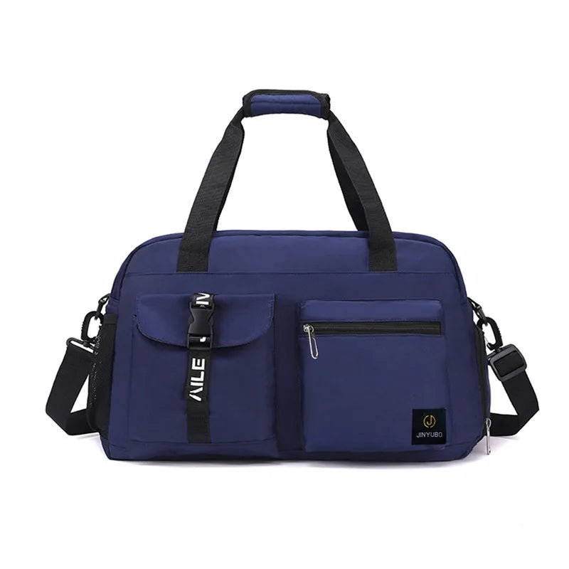 Bolsos de viaje de moda para mujer, bolso deportivo de gran capacidad para hombre, bolso de fin de semana impermeable, bolso de mensajero para mujer, seco y húmedo.