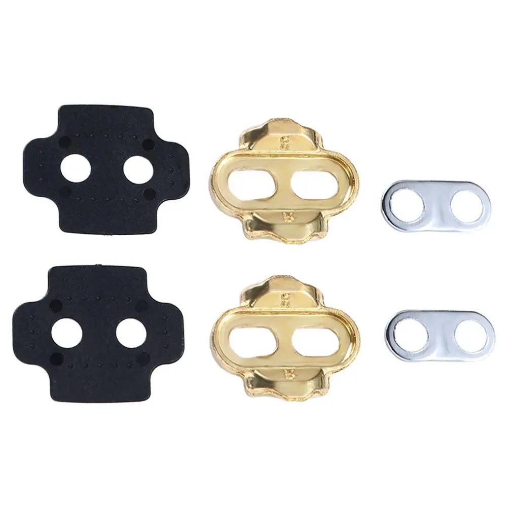 Cycling Lock Pedal Cleats Locking Plate Bicycle Pedal Lock Tabs Bike Shoes Cleats Crank Cleats Screw Set Bicycle Pedal Cleat