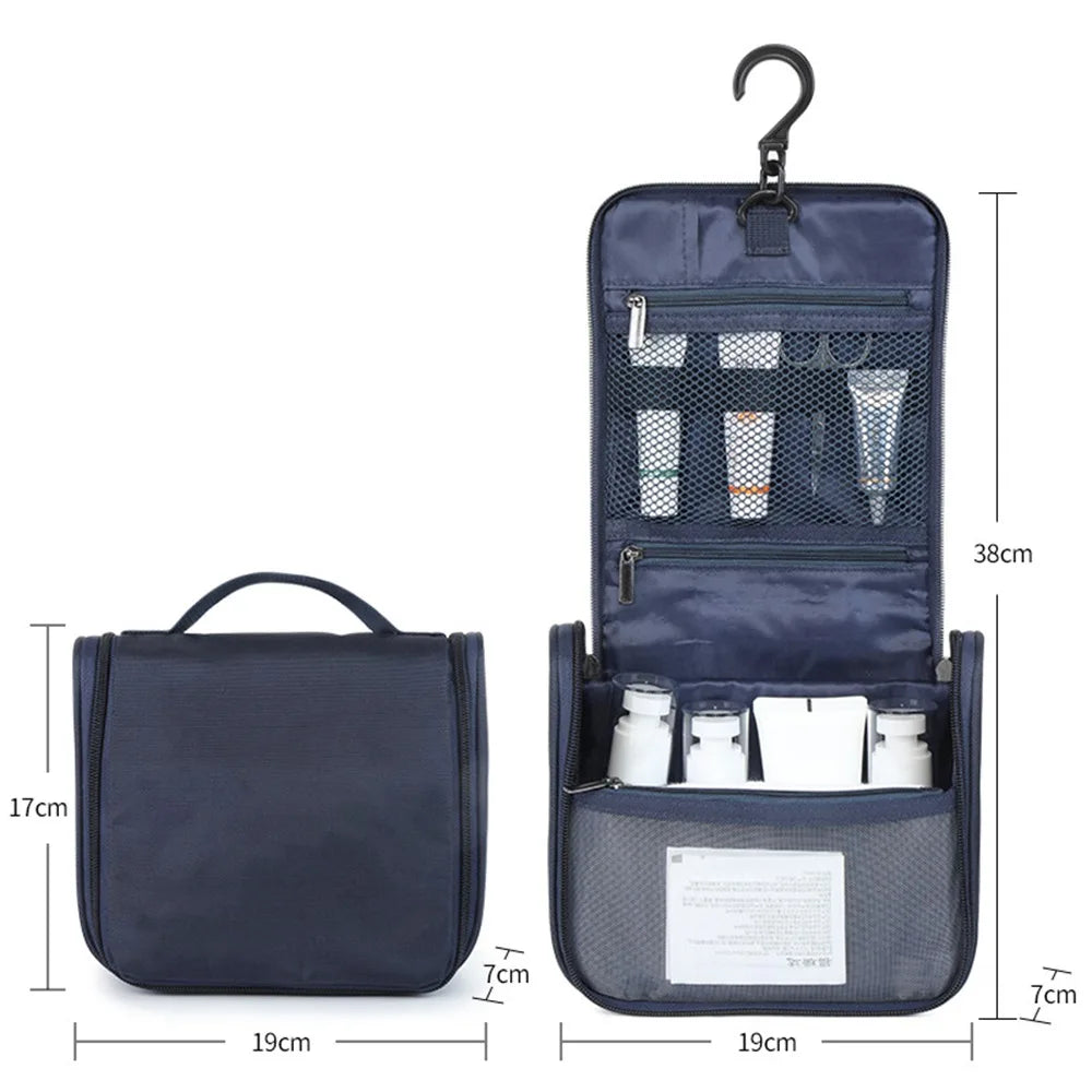Nylon Mesh Washing Supplies Storage Bag Waterproof Multifunction Makeup Bag Large Capacity Travel Storage Handbag Workout Gear