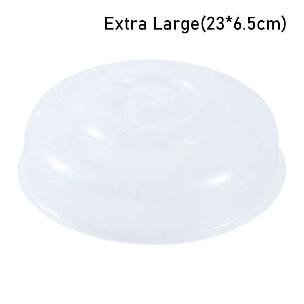 New 1Pcs Fresh Keeping Microwave Splatter Cover for Kitchen Bowls Cake Dish Plastic Food Fresh Lid Reusable Vented