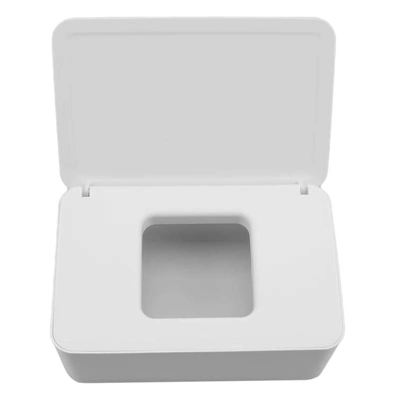 Nueva caja de pañuelos de plástico, soporte para pañuelos húmedos, toallitas, caja de almacenamiento de papel tisú, dispensador de toallas de papel, organizador de servilletas para el hogar
