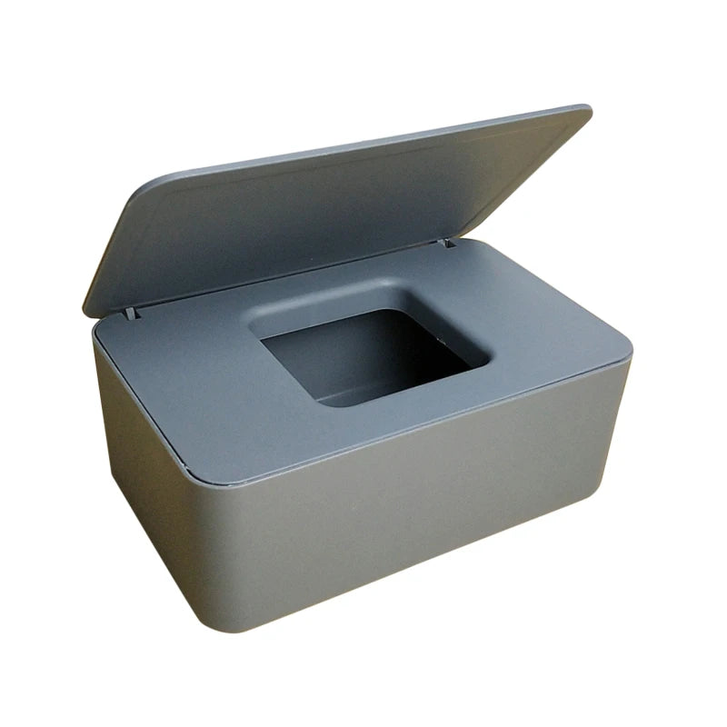Nueva caja de pañuelos de plástico, soporte para pañuelos húmedos, toallitas, caja de almacenamiento de papel tisú, dispensador de toallas de papel, organizador de servilletas para el hogar