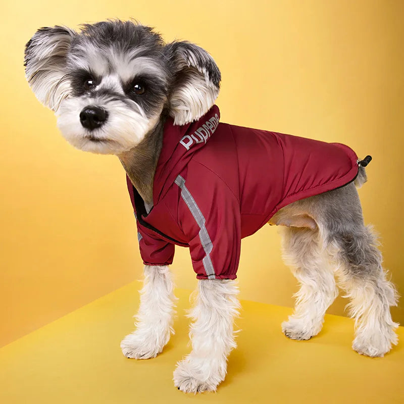 Ropa impermeable para perros, chaqueta intercambiable, abrigo para mascotas para perros pequeños y medianos, chaquetas de forro polar cálidas de invierno para perros, impermeable para cachorros y chihuahuas.