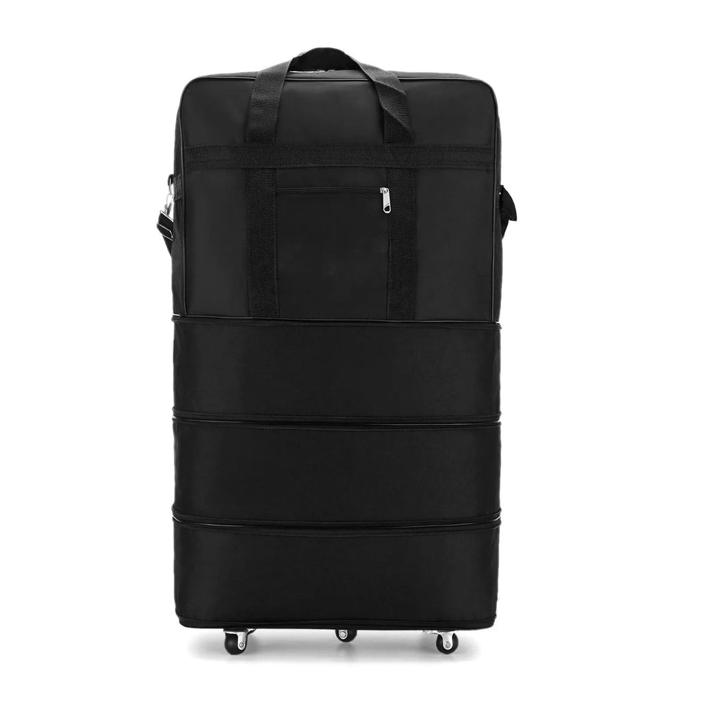 Bolsa de equipaje de viaje, maleta expandible, maleta plegable, bolsa de equipaje de viaje con ruedas para hombres y mujeres