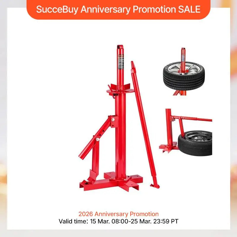 SucceBuy Portable Manual Tire Changer Bead Breaker Tool Portable Hand Bead Breaker Mounting Tool for Car Truck Motorcycle Garage
