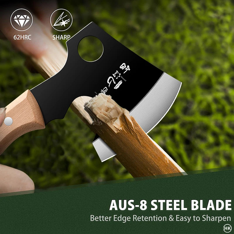 1PC  outdoor high carbon steel hand forging knife, slicing knife, cutting knife, special bone cutting knife