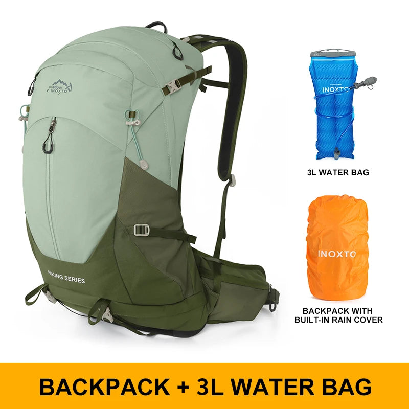 Hiking Backpack, Waterproof Hiking Daypack with Rain Cover, Lightweight Travel Camping Backpack for Men Women
